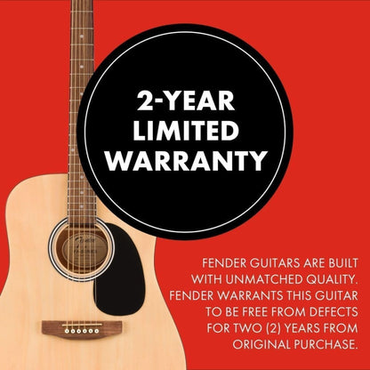 Fender 0971910421 FA-25 Acoustic Guitar Pack