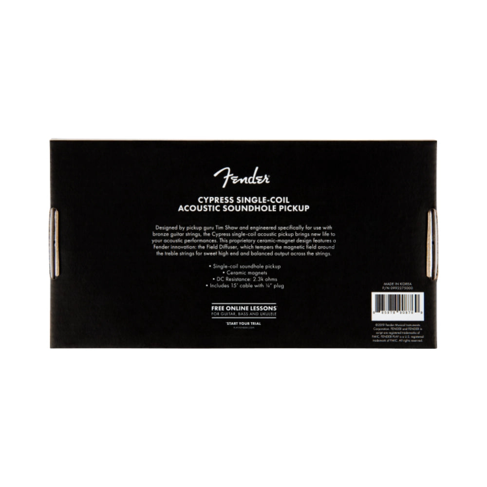 Fender 0992275000 Cypress Single-Coil Acoustic Soundhole Pickup