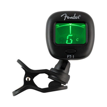 Fender 0992018005 Accessory Essentials Pack - Cable, Clip-On Tuner, Strap