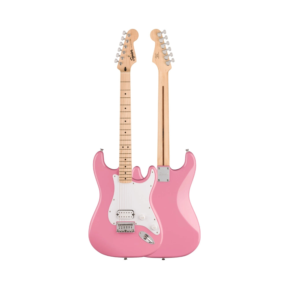 Fender, Squier Sonic Stratocaster HT H Electric Guitar (Flash Pink or Black)