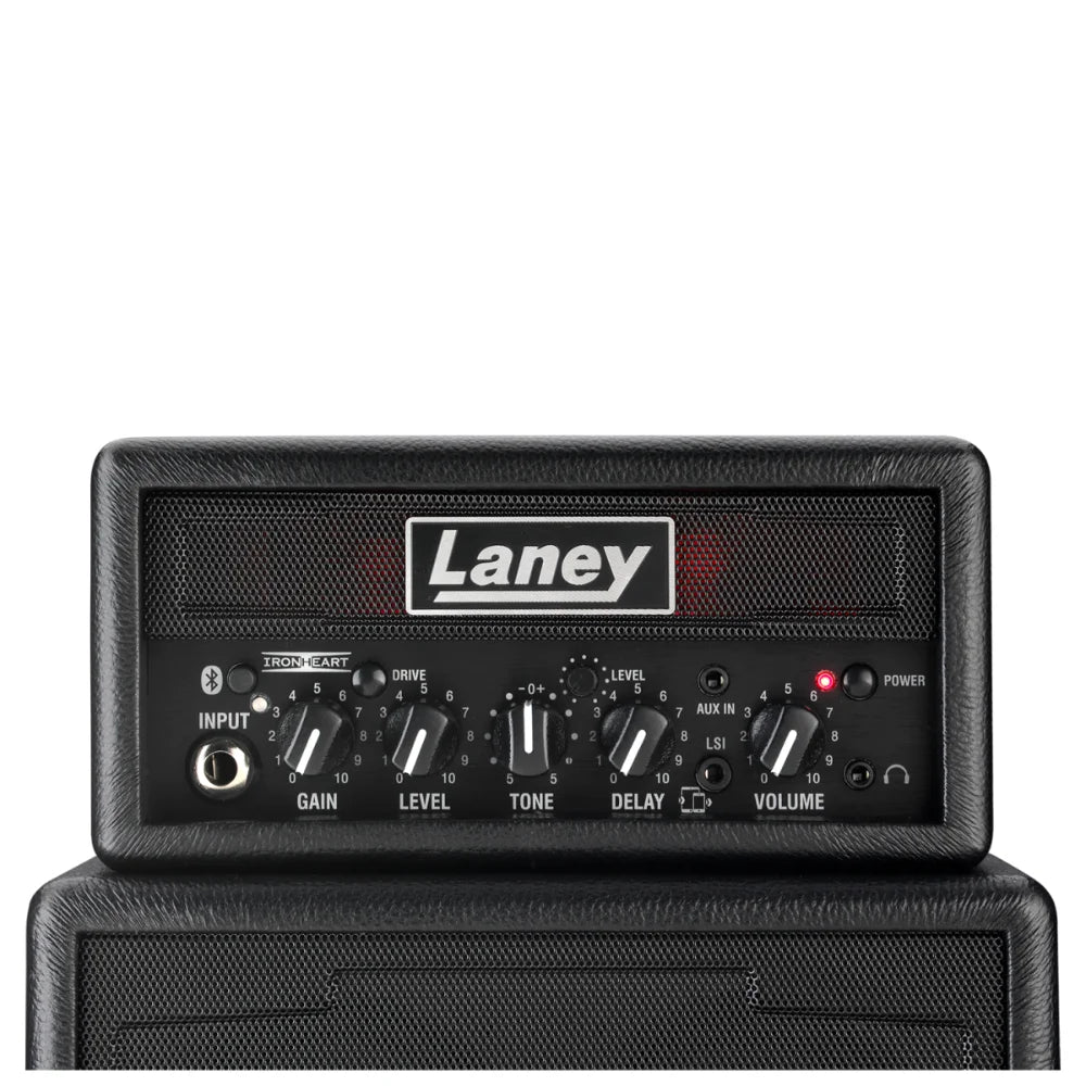 Laney MINISTACK-B-IRON Bluetooth Battery Powered Guitar Amp with Smartphone Interface