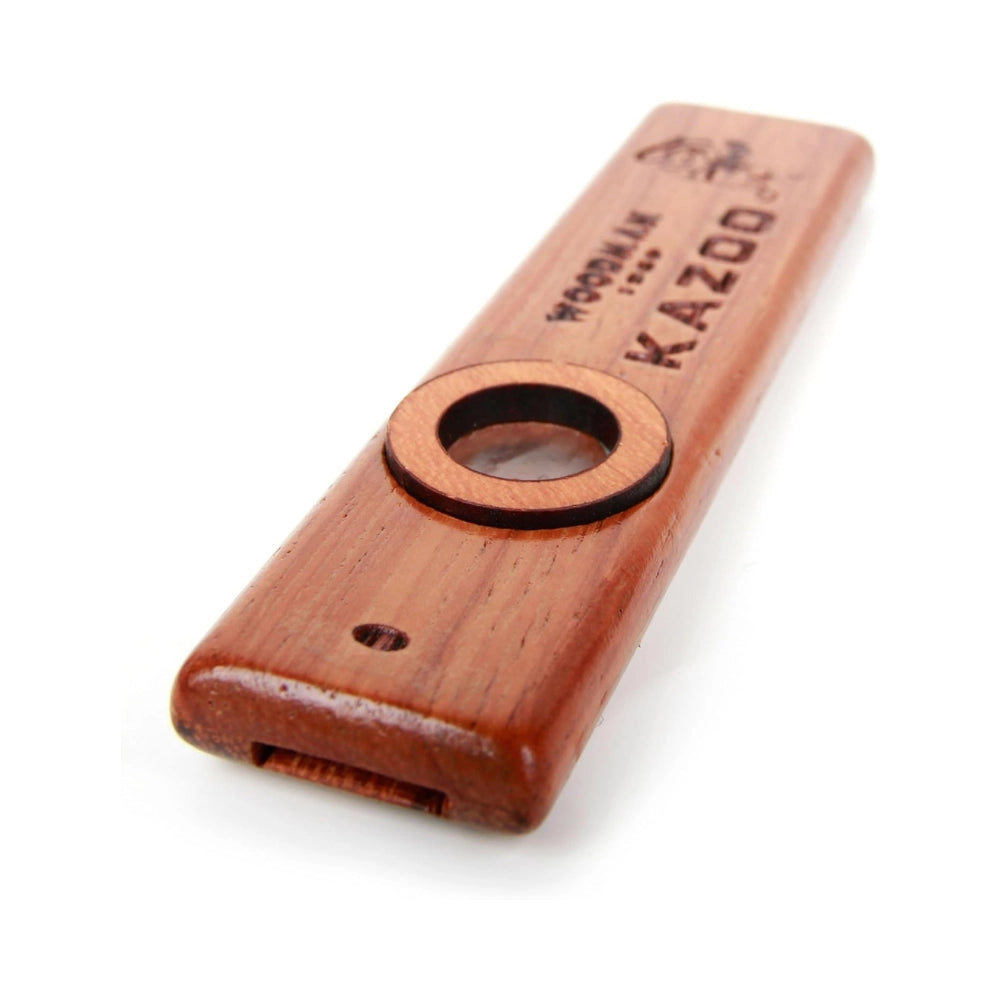 Wooden Kazoo with Metal Carry Case