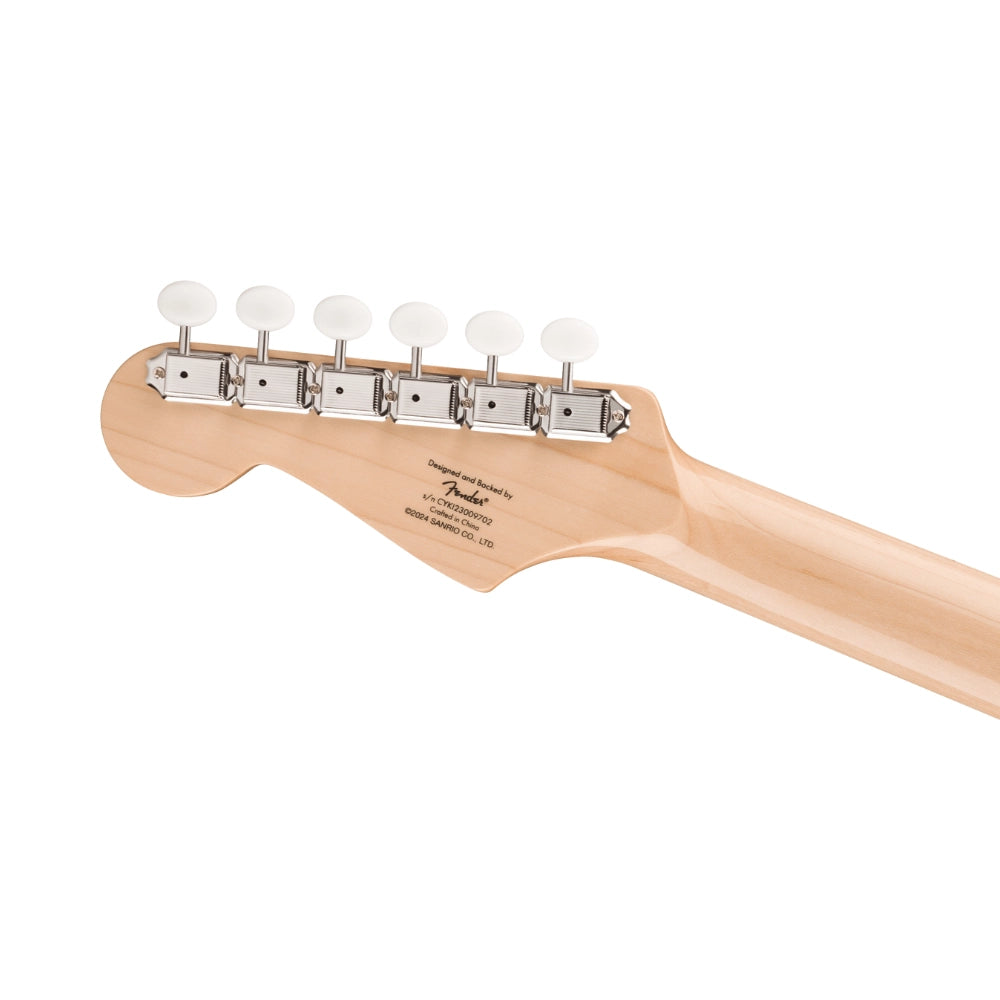 Fender's Squier 0379102980 Fender x Hello Kitty White Stratocaster