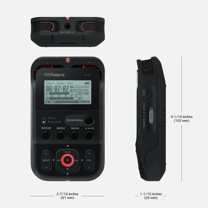 Roland R-07 High-Resolution Audio Recorder