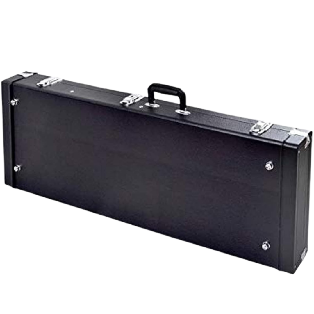 Electric guitar rectangular leather Hard case