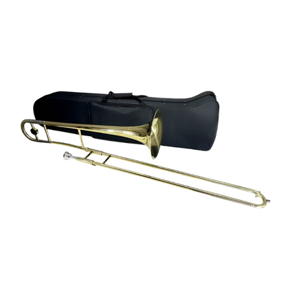 Aiersi Gold Lacquer Bb Alto Trombone