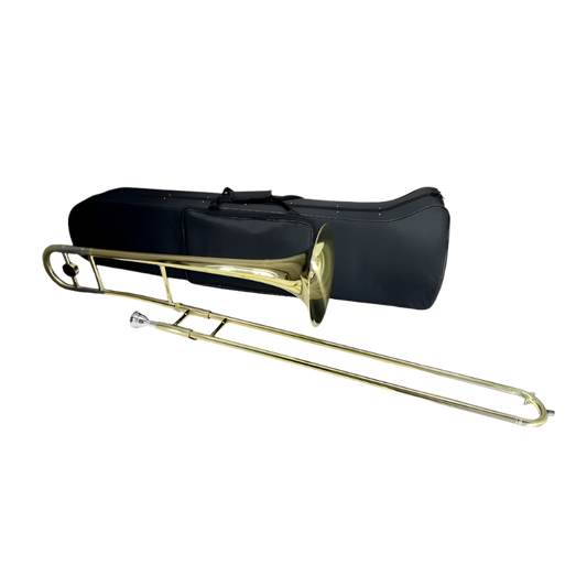 Aiersi Gold Lacquer Bb Alto Trombone