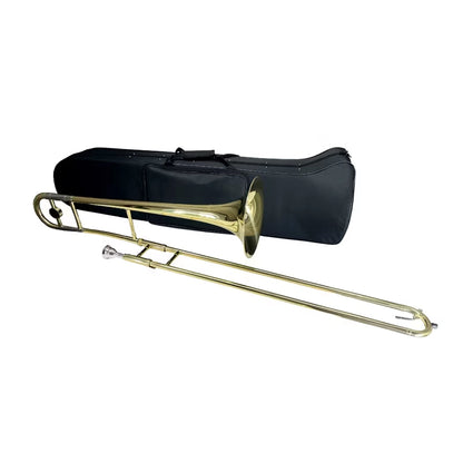 Aiersi Gold Lacquer Bb Alto Trombone