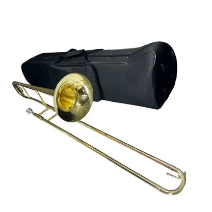 Aiersi Gold Lacquer Bb Alto Trombone