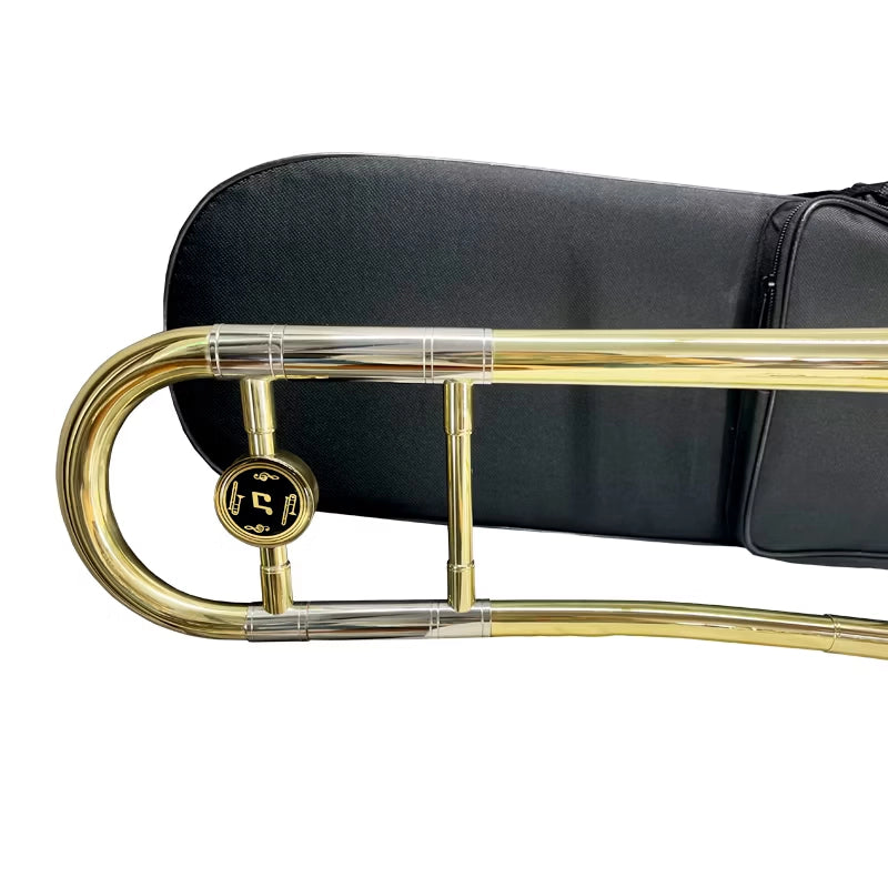 Aiersi Gold Lacquer Bb Alto Trombone