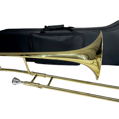 Aiersi Gold Lacquer Bb Alto Trombone