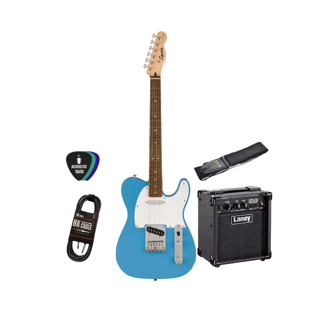 squier sonic telecaster tele laney amplifier lx10 10 watt strap hk jack cable picks electric guitar bundle shop store beirut lebanon