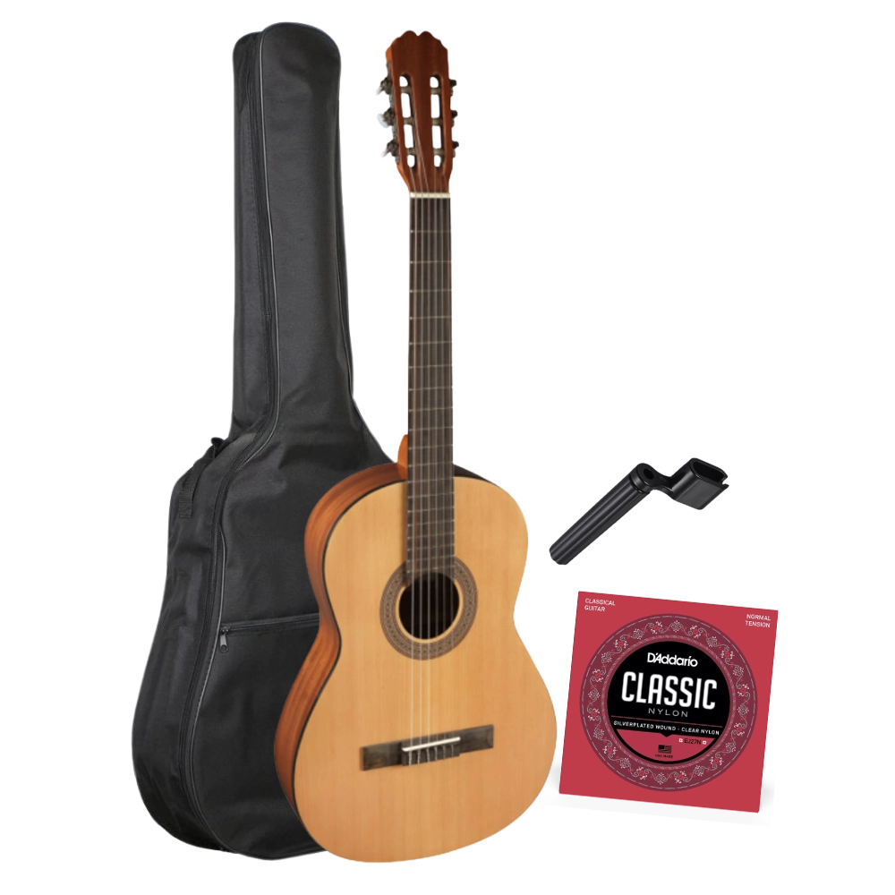 alvaro no 27 classic classical guitar daddario d'addario strings soft case bag string winder shop store beirut lebanon