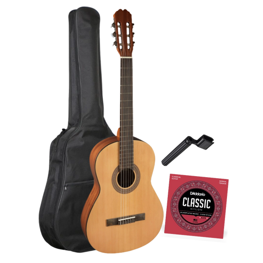 alvaro no 27 classic classical guitar daddario d'addario strings soft case bag string winder shop store beirut lebanon