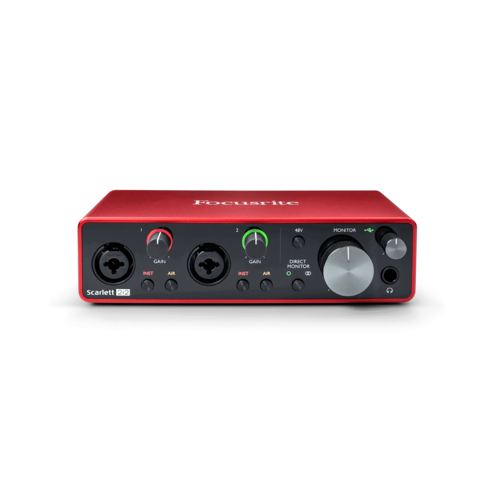 Focusrite Scarlett 2i2 [3rd Gen] 2-in, 2-out USB Audio Interface
