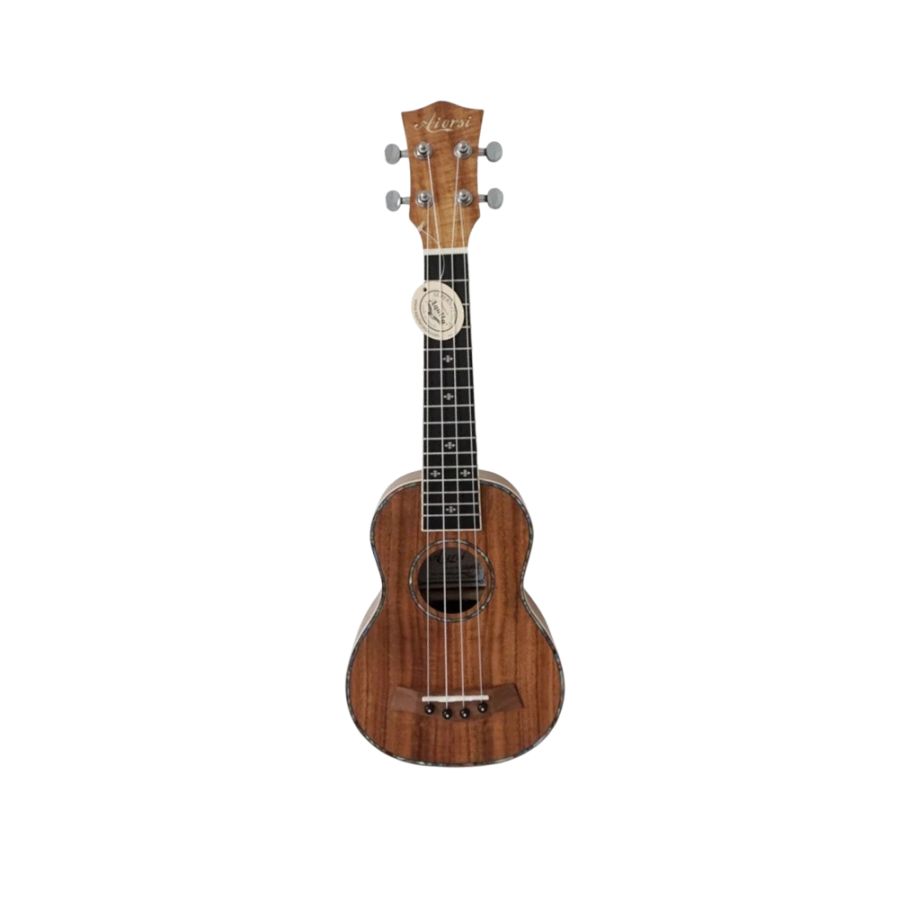 Aiersi SU071P 21" Koa Soprano Ukulele