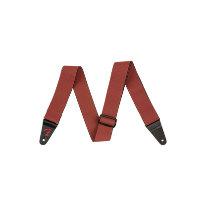 Fender 0990662022 Limited Edition WeighLess™ Festive Tweed Strap, Green and Red, 2"