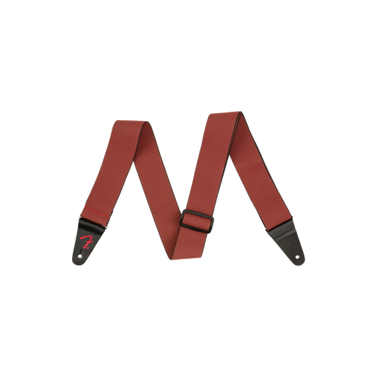 Fender 0990662022 Limited Edition WeighLess™ Festive Tweed Strap, Green and Red, 2"