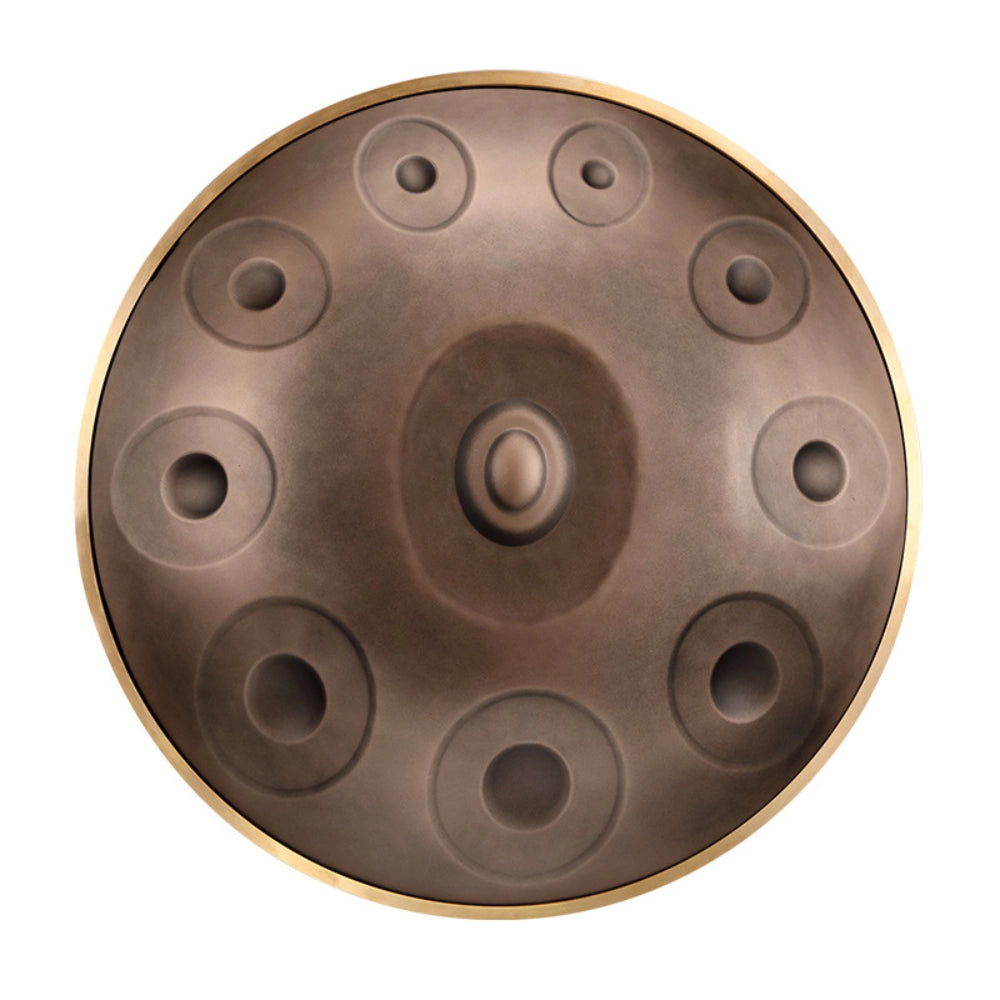 HLURU HG10-Bronze STL Handpan Drum 10 notes 22"