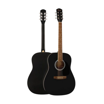 Fender 0971910006 FA-25 Dreadnought Acoustic Guitar, WN Black