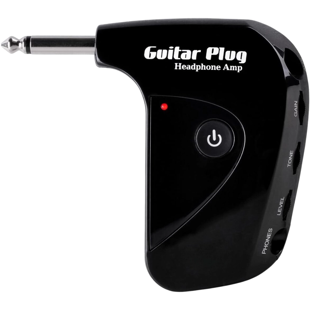 Guitar Plug Headphone Amp with Distortion Effect