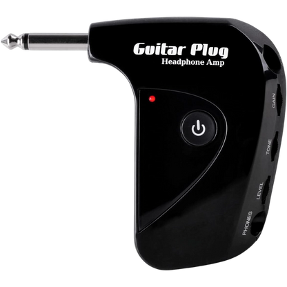 Guitar Plug Headphone Amp with Distortion Effect