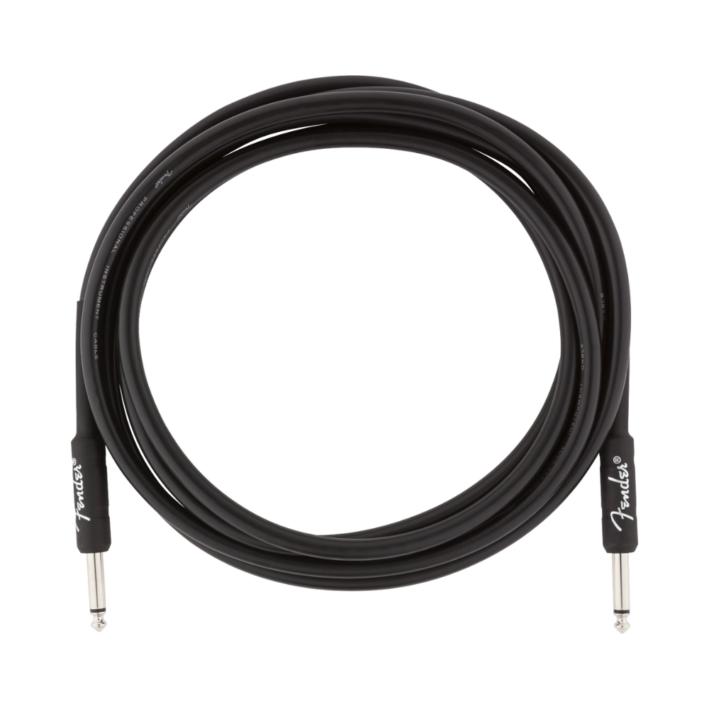 Fender 0990820024 Professional Series Instrument Cable, Straight/Straight, 10', Black