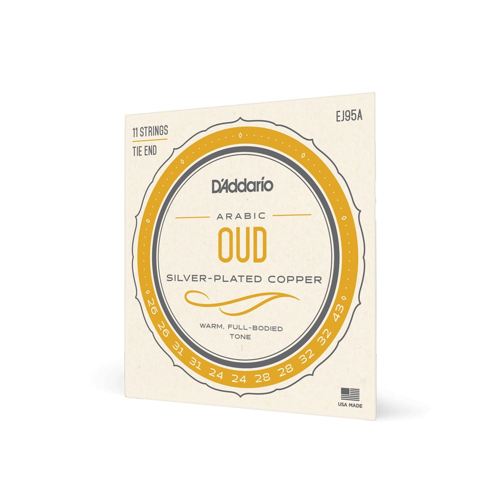 D'Addario Oud Normal Tension 11-String Set for Arabic Tuning EJ95A