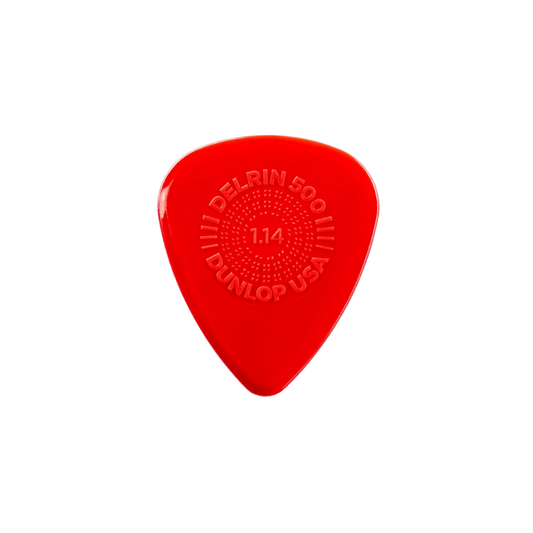 Jim Dunlop PRIMEGRIP® DELRIN 500 PICK 1.14MM 450P114 (12 Pack)