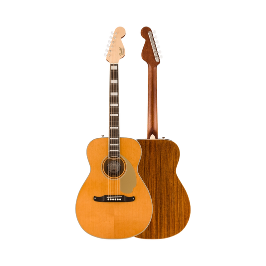 Fender 0971022334 California Vintage Malibu Acoustic Guitar with Case