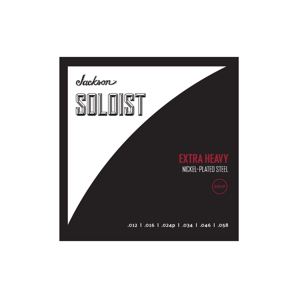 Jackson 2991258006 Soloist Strings, Drop Extra Heavy .012-.058