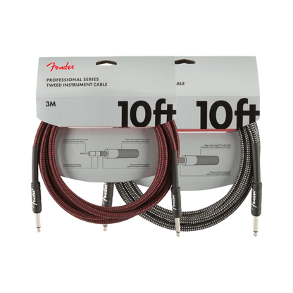 Fender Professional Series Tweed Instrument Cables (Multiple Colors Available)