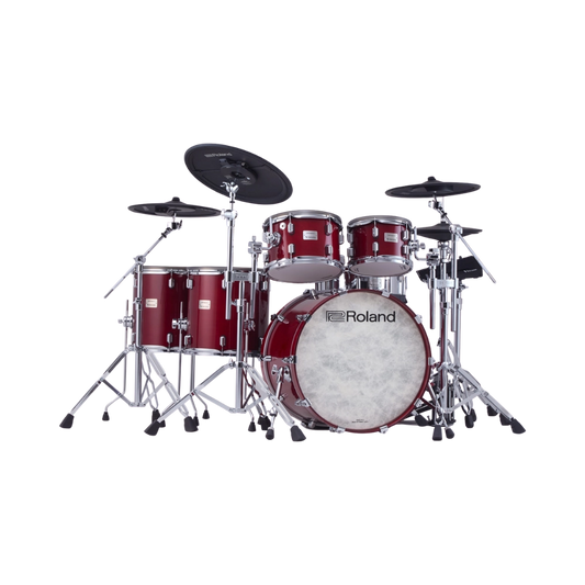 Roland VAD716 Electric V-Drums Acoustic Design - Gloss Crimson Finish
