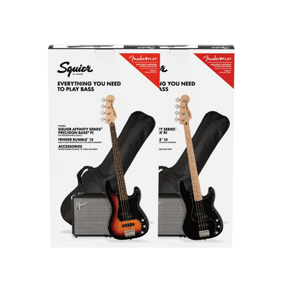 Fender's Squier Affinity Series Precision Bass PJ Pack (Multiple Colors Available)