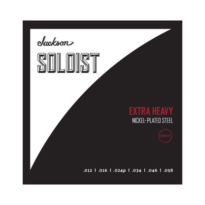 Jackson 2991258006 Soloist Strings, Drop Extra Heavy .012-.058