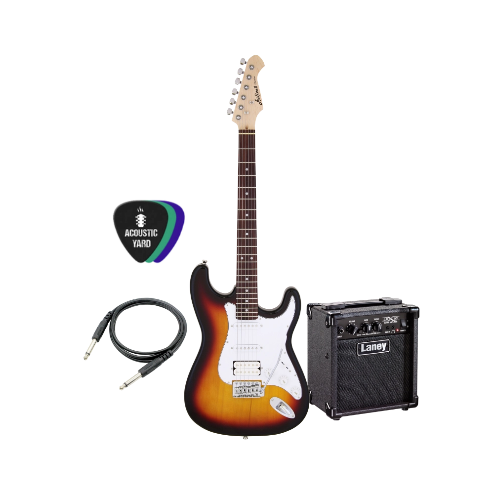 Aria Pro HSS Electric Guitar Bundle