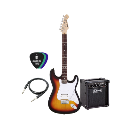 Aria Pro HSS Electric Guitar Bundle