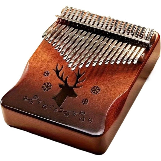 Kalimba 21 keys Deer design