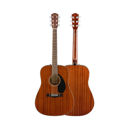 Fender 0970110022 CD-60S Dreadnought, All-Mahogany Acoustic Guitar
