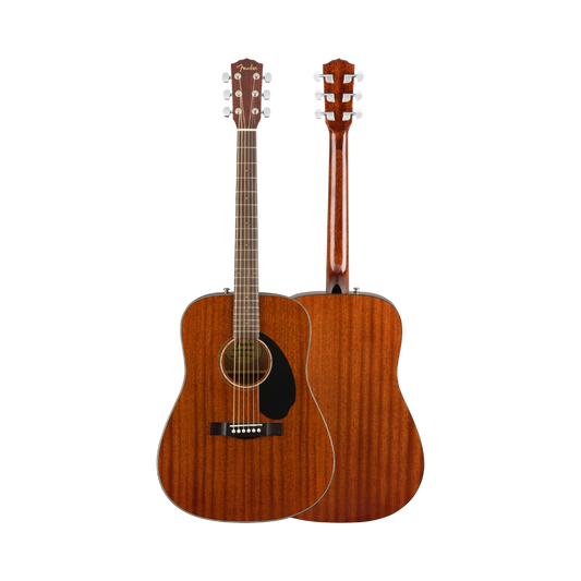 Fender 0970110022 CD-60S Dreadnought, All-Mahogany Acoustic Guitar