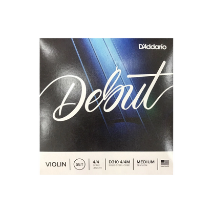 D'Addario Debut Violin String 4/4 - Medium D310