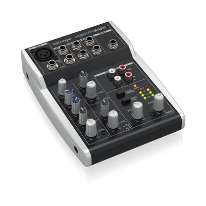 Behringer XENYX 502S Analog 5-Input Mixer with USB Streaming Interface