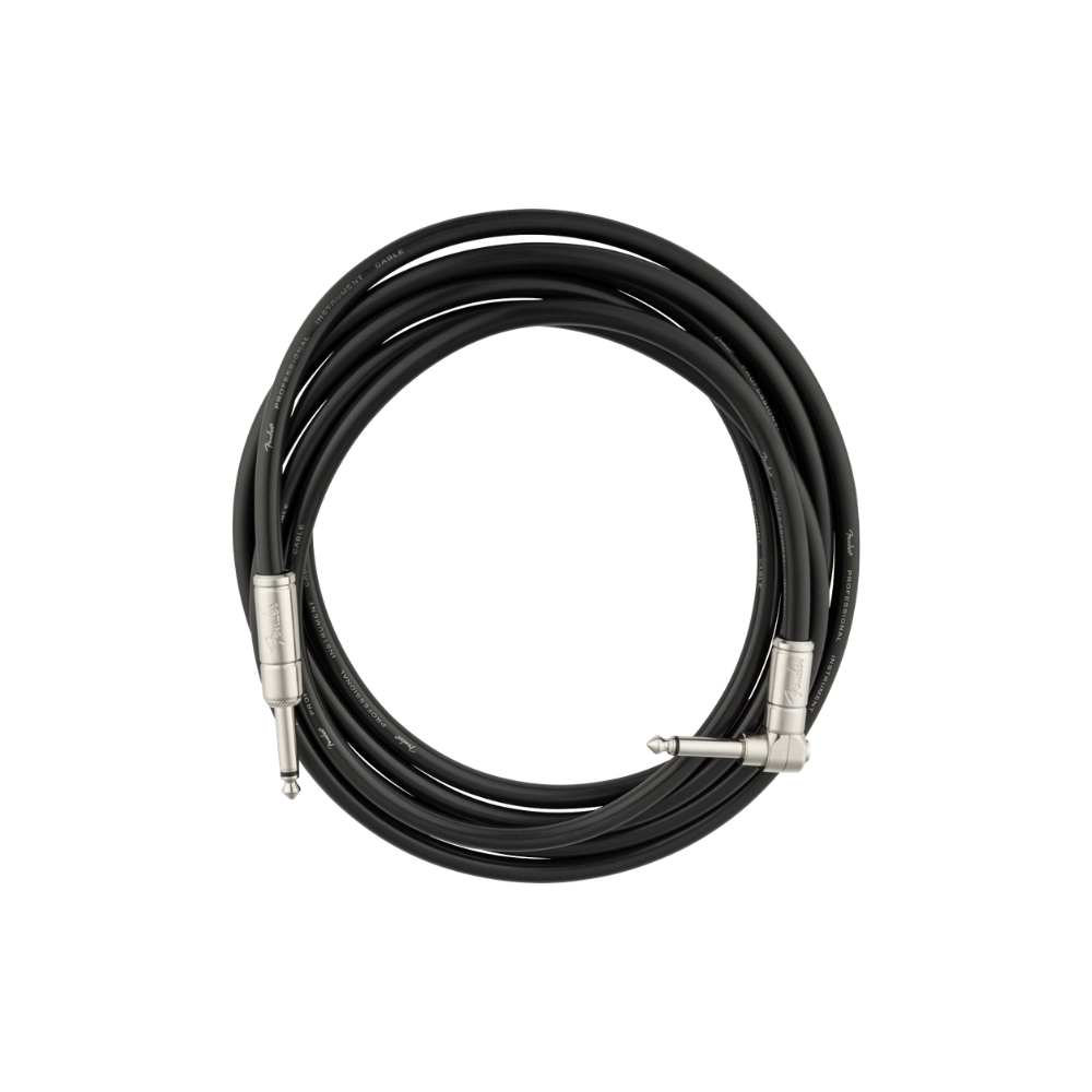 Fender 0990810206 10' Professional Series Kill Switch Cable, Straight/Angle