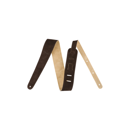 Fender 0990691021 Reversible Suede Strap, Brown/Tan, 2"