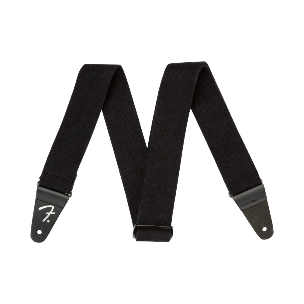 Fender 0990642006 SuperSoft Strap, Black, 2"