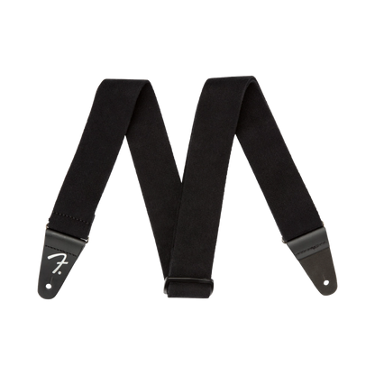 Fender 0990642006 SuperSoft Strap, Black, 2"