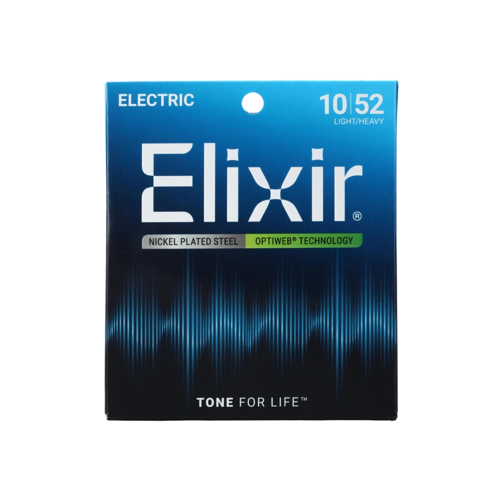 Elixir 19077 Optiweb Electric Guitar Strings - .010-.052 Light/Heavy