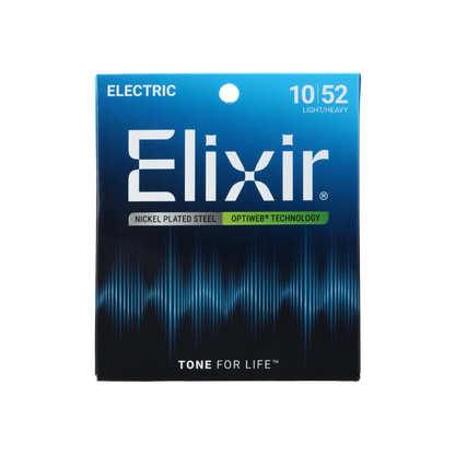 Elixir 19077 Optiweb Electric Guitar Strings - .010-.052 Light/Heavy