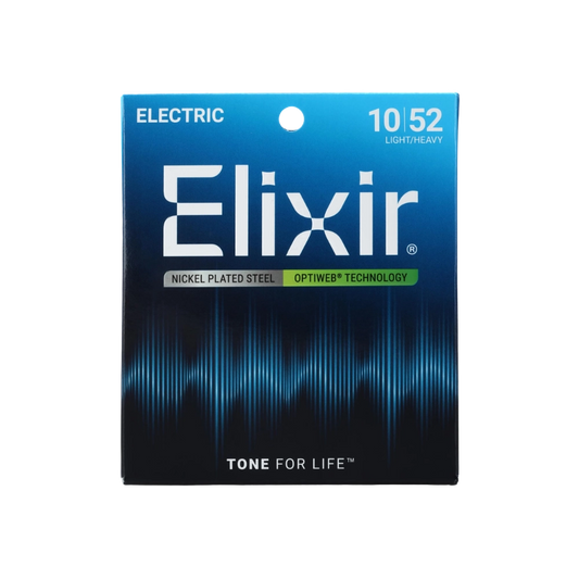 Elixir 19077 Optiweb Electric Guitar Strings - .010-.052 Light/Heavy