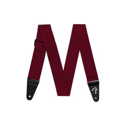 Fender 0991445406 Modern Tweed Strap, Black/Red 2"